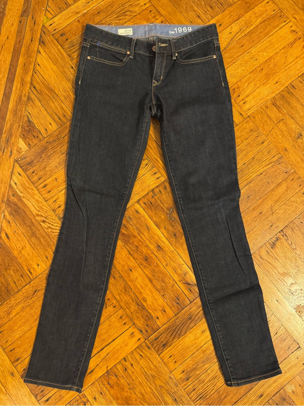 GAP 1969 Women's Skinny Jeans in Dark Indigo WORN ONCE